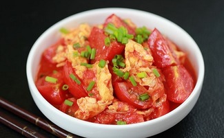 炒雞蛋,典故,西紅柿