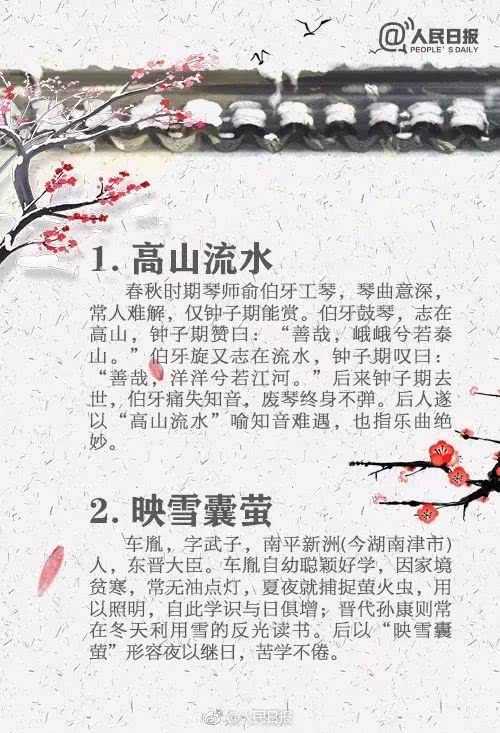 關(guān)于讀書的典故或成語