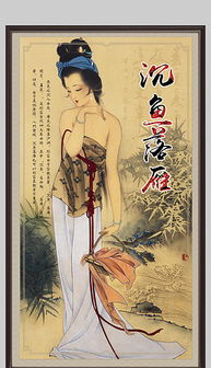 沉魚(yú)落雁,典故