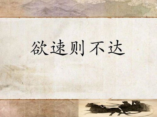 欲速則不達(dá),典故