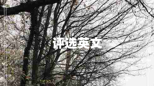 評(píng)選英文