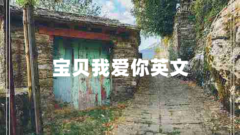 寶貝我愛(ài)你英文