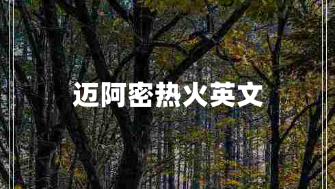 邁阿密熱火英文