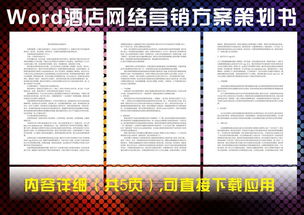 酒店網(wǎng)絡(luò)營(yíng)銷策劃方案