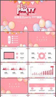 公司生日會策劃方案ppt模板