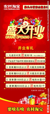 農(nóng)村淘寶開業(yè)策劃方案