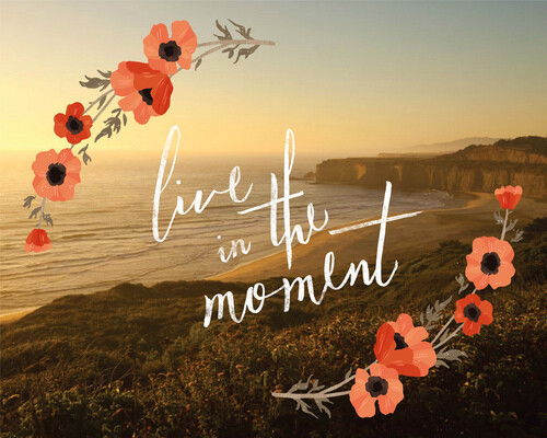 放下過去活在當(dāng)下的正能量句子