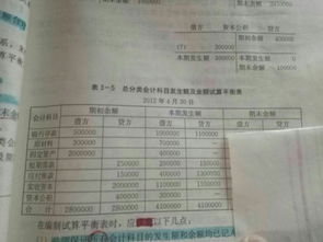 會計(jì)科目發(fā)生額及余額表