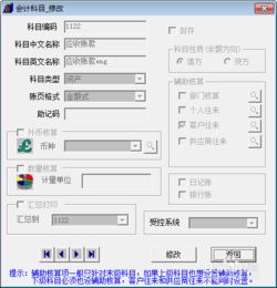 T3會計科目核算
