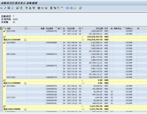 sap查看所有會(huì)計(jì)科目