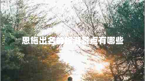 恩施出名的旅游景點(diǎn)有哪些