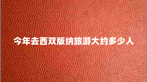 今年去西雙版納旅游大約多少人 今年去西雙版納旅游大約多少人
