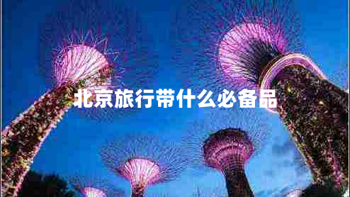 北京旅行帶什么必備品