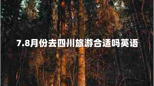 7.8月份去四川旅游合適嗎英語(yǔ)