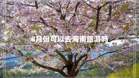 8月份可以去海南旅游嗎