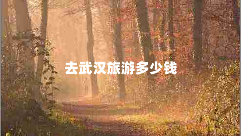 去武漢旅游多少錢