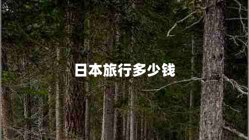 日本旅行多少錢(qián)