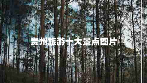 貴州旅游十大景點圖片