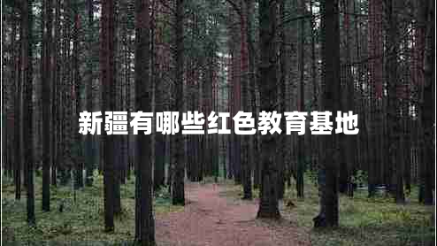 新疆有哪些紅色教育基地