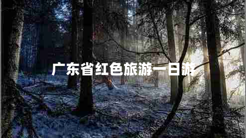 廣東省紅色旅游一日游