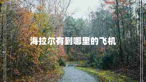 海拉爾有到哪里的飛機 海拉爾有到哪里的飛機