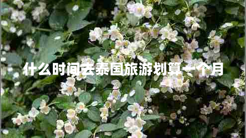 什么時間去泰國旅游劃算一個月