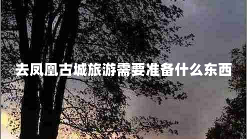 去鳳凰古城旅游需要準(zhǔn)備什么東西