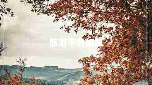 旅游平臺加盟 旅游平臺加盟