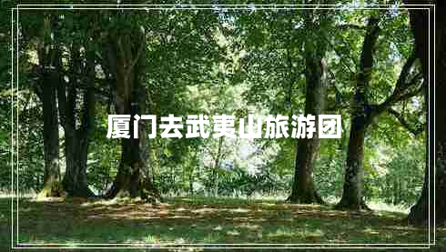 廈門去武夷山旅游團