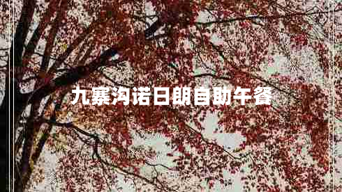 九寨溝諾日朗自助午餐