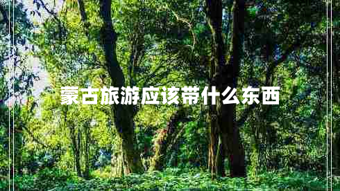 蒙古旅游應(yīng)該帶什么東西 蒙古旅游應(yīng)該帶什么東西