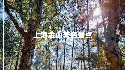 上海金山著名景點(diǎn)
