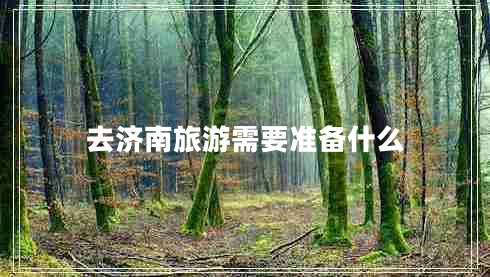 去濟南旅游需要準備什么