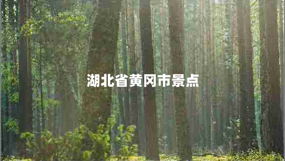湖北省黃岡市景點 湖北省黃岡市景點