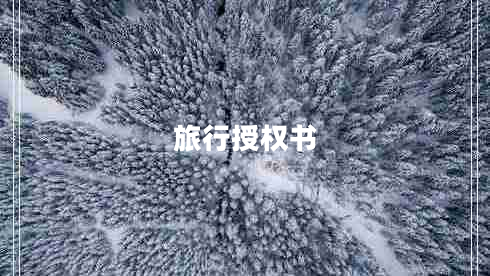 旅行授權(quán)書