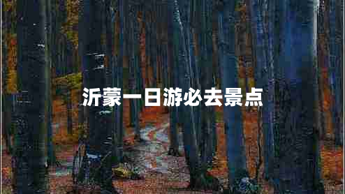 沂蒙一日游必去景點(diǎn)