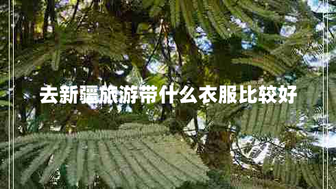 去新疆旅游帶什么衣服比較好