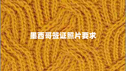 墨西哥簽證照片要求