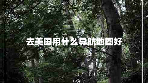 去美國用什么導(dǎo)航地圖好 去美國用什么導(dǎo)航地圖好