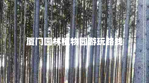廈門園林植物園游玩路線