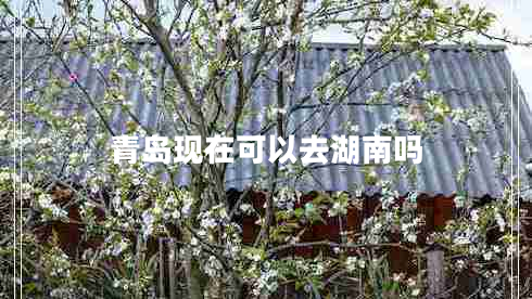 青島現(xiàn)在可以去湖南嗎