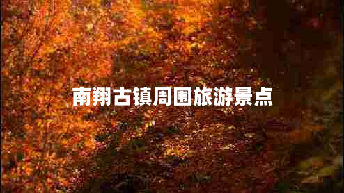 南翔古鎮(zhèn)周圍旅游景點 南翔古鎮(zhèn)周圍旅游景點