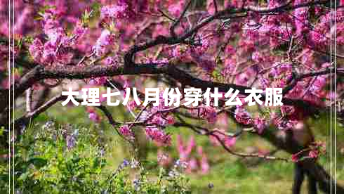 大理七八月份穿什么衣服