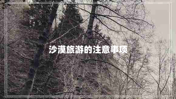 沙漠旅游的注意事項(xiàng)