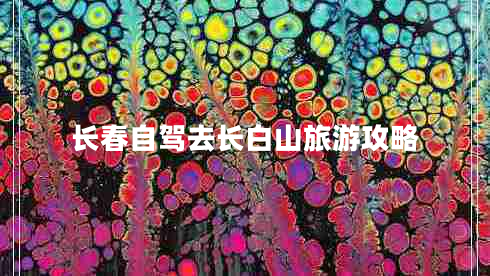 長春自駕去長白山旅游攻略