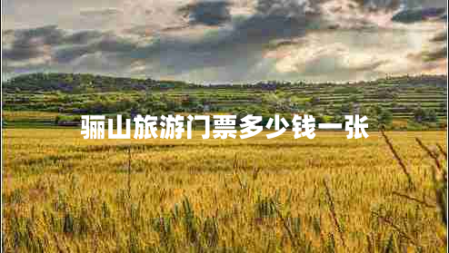 驪山旅游門票多少錢一張