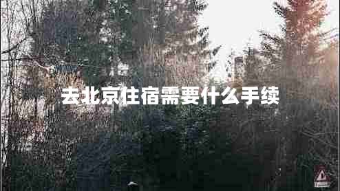 去北京住宿需要什么手續(xù)