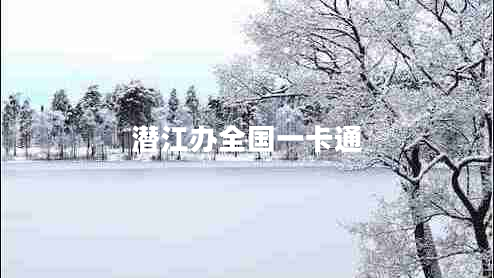 潛江辦全國(guó)一卡通