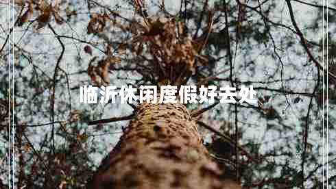 臨沂休閑度假好去處