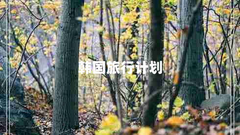 韓國(guó)旅行計(jì)劃 韓國(guó)旅行計(jì)劃